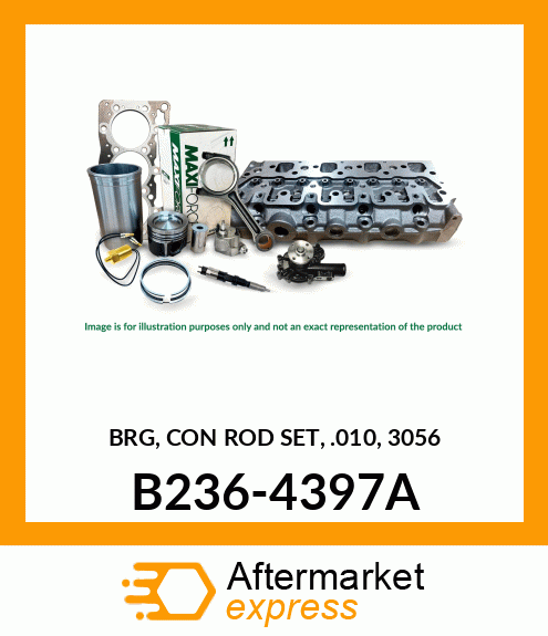 XX -BRG, CON ROD SET, .010, 3056 B236-4397A