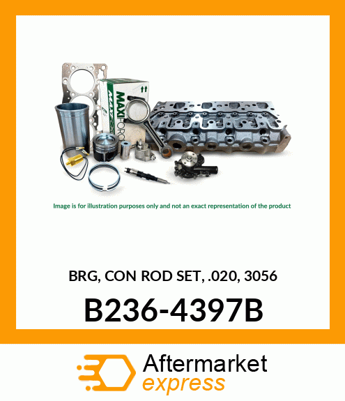 BRG, CON ROD SET, .020, 3056 B236-4397B