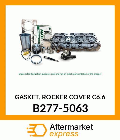 GASKET, ROCKER COVER C6.6 B277-5063