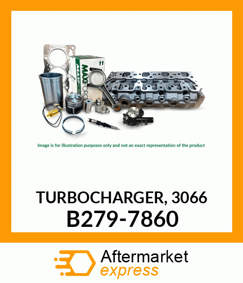 TURBOCHARGER, 3066 B279-7860