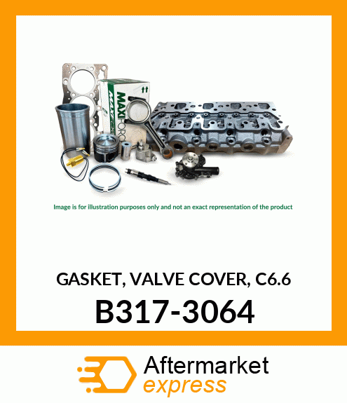 GASKET, VALVE COVER, C6.6 B317-3064