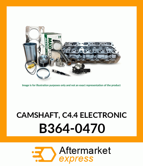 CAMSHAFT, C4.4 ELECTRONIC B364-0470