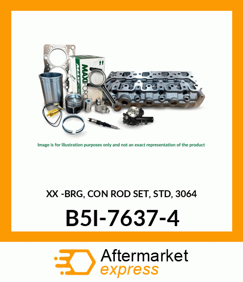 BRG, CONNECTING ROD SET, STD, 3064 B5I-7637-4