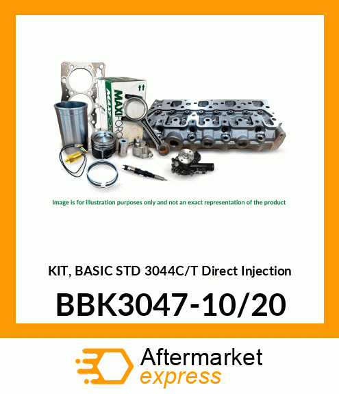 KIT, BASIC STD 3044C/T Direct Injection BBK3047-10/20