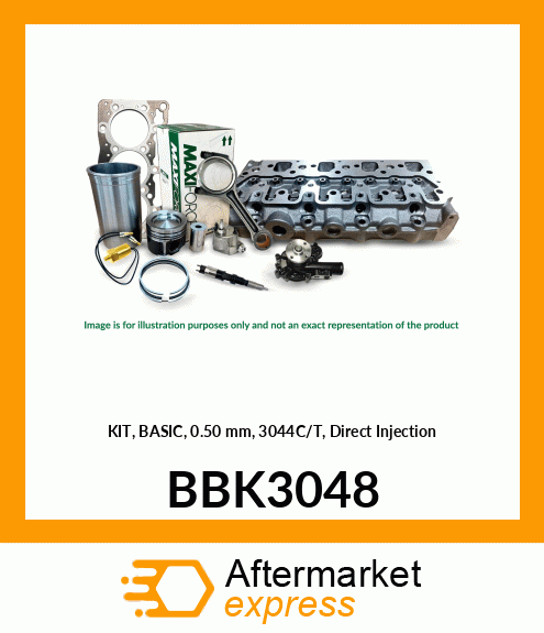 KIT, BASIC, 0.50 mm, 3044C/T, Direct Injection BBK3048