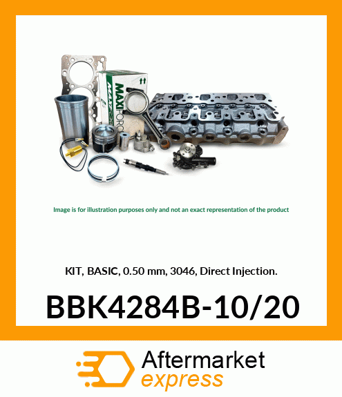 KIT, BASIC, 0.50 mm, 3046, Direct Injection. BBK4284B-10/20