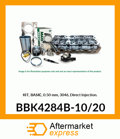 KIT, BASIC, 0.50 mm, 3046, Direct Injection. BBK4284B-10/20