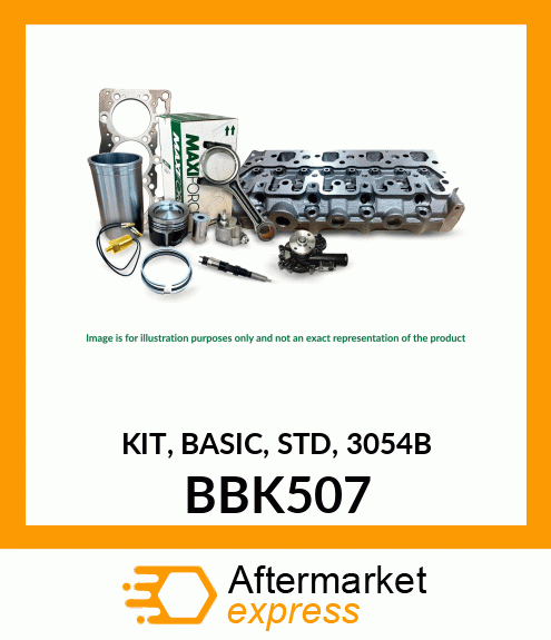 Spare part BBK507 + KIT, BASIC, STD, 3054B