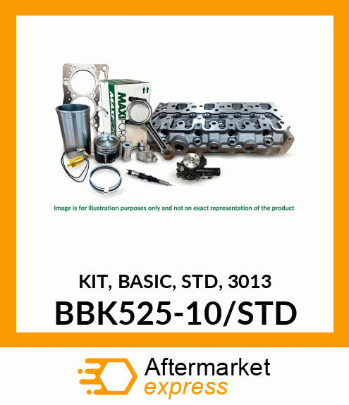 KIT, BASIC, STD, 3013 BBK525-10/STD