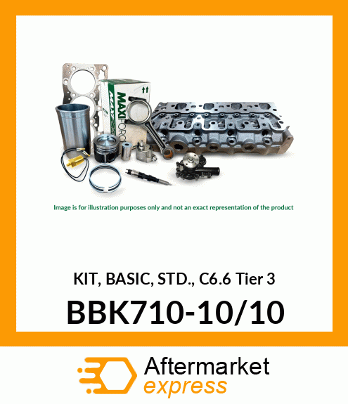 KIT, BASIC, STD., C6.6 Tier 3 BBK710-10/10