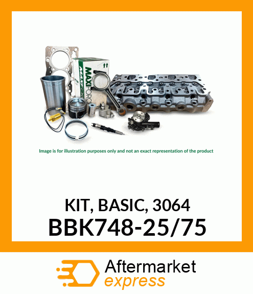 KIT, BASIC, 3064 BBK748-25/75