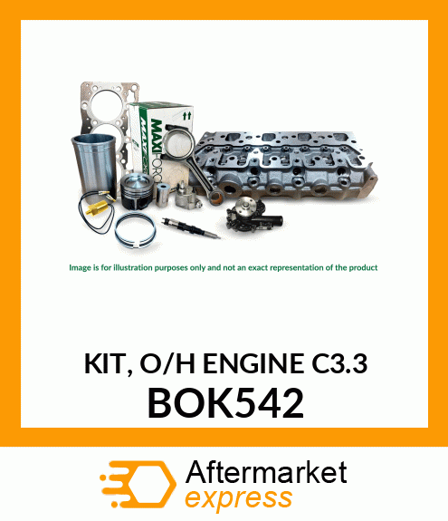 KIT, O/H ENGINE C3.3 BOK542