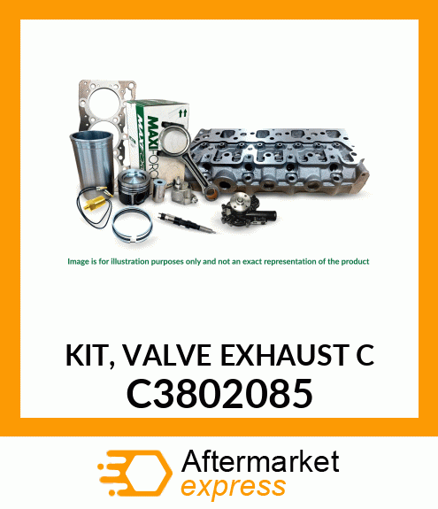 KIT, VALVE EXHAUST C C3802085