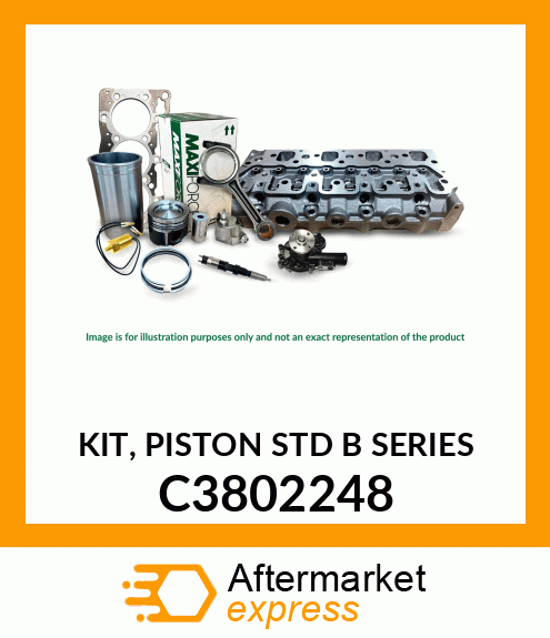 KIT, PISTON STD B SERIES C3802248