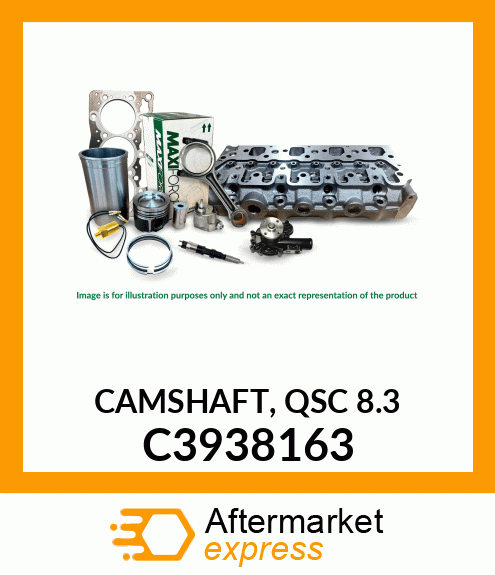 CAMSHAFT, QSC 8.3 C3938163