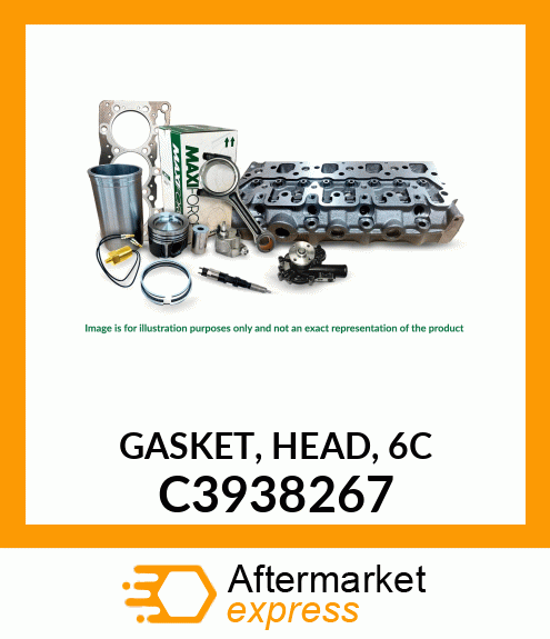 GASKET, HEAD, 6C C3938267