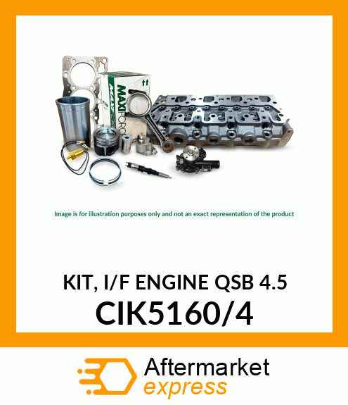 KIT, I/F ENGINE QSB 4.5 CIK5160/4