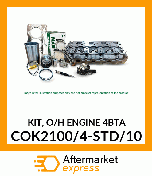 KIT, O/H ENGINE 4BTA COK2100/4-STD/10