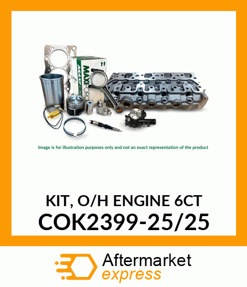 KIT, O/H ENGINE 6CT COK2399-25/25