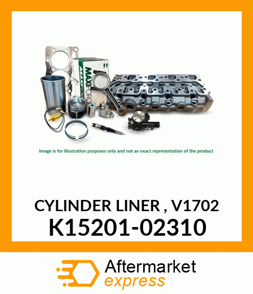 CYLINDER LINER , V1702 K15201-02310