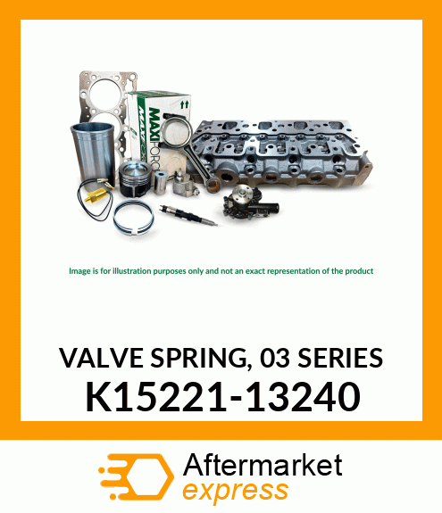 VALVE SPRING, 03 SERIES K15221-13240