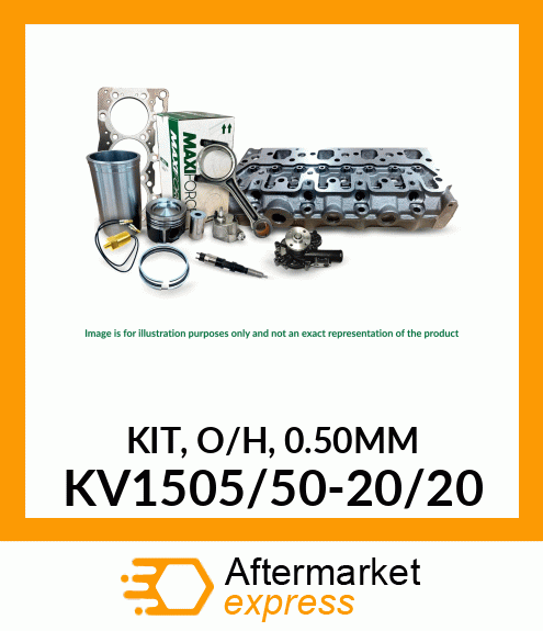 KIT, O/H, 0.50MM KV1505/50-20/20