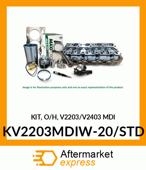 KIT, O/H, V2203/V2403 MDI KV2203MDIW-20/STD