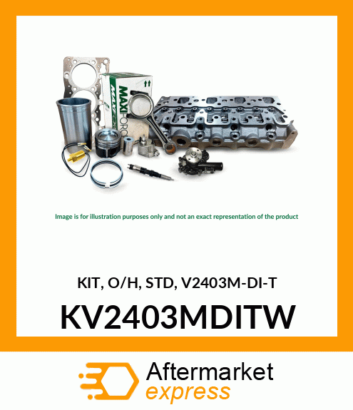 KIT, O/H, STD, V2403M-DI-T KV2403MDITW