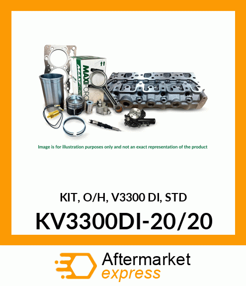 KIT, O/H, V3300 DI, STD KV3300DI-20/20