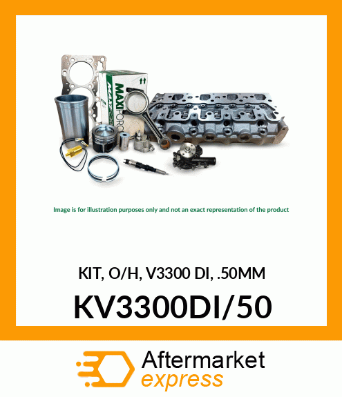 KIT, O/H, V3300 DI, .50MM KV3300DI/50