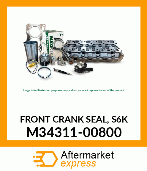 FRONT CRANK SEAL, S6K M34311-00800