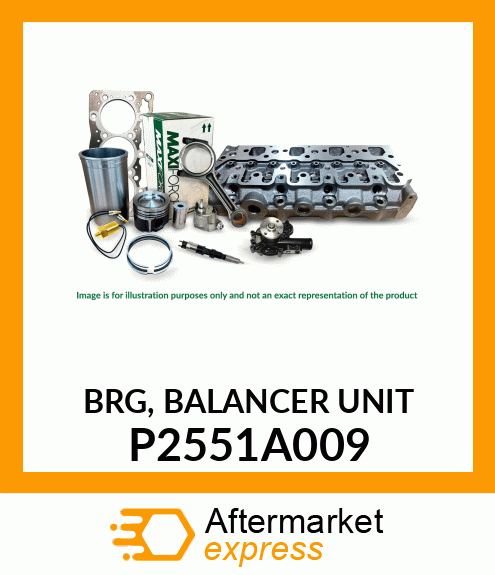 BRG, BALANCER UNIT P2551A009