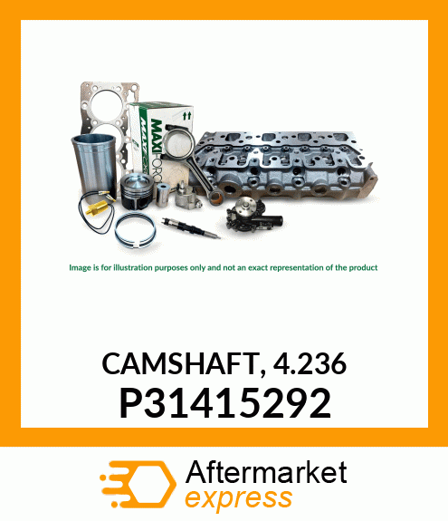 CAMSHAFT, 4.236 P31415292