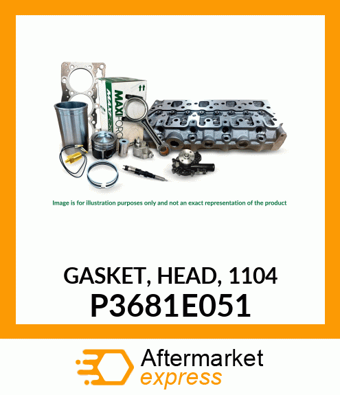 GASKET, HEAD, 1104 P3681E051