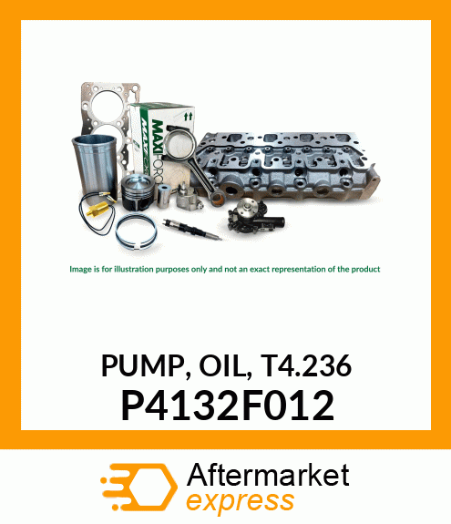 OIL PUMP, T4.236 P4132F012