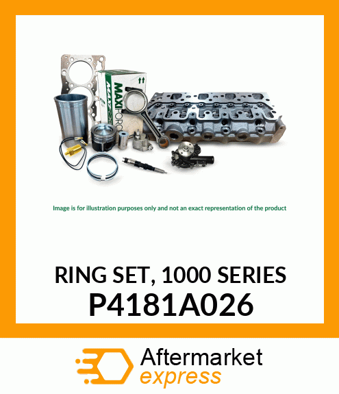 XX -RING SET, 1000 SERIES P4181A026