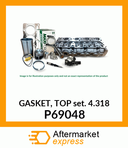 GASKET, TOP SET 4.318 P69048