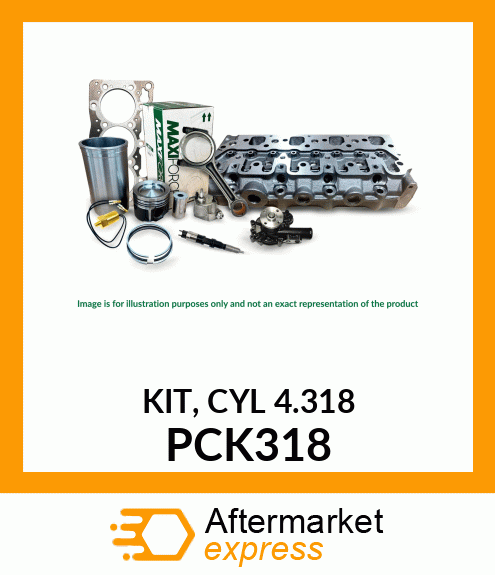 XX -KIT, CYL 4.318 PCK318