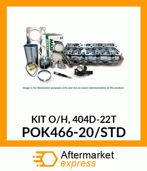 KIT O/H, 404D-22T POK466-20/STD