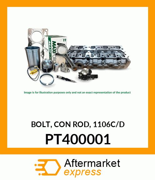 BOLT, CON ROD, 1106C/D PT400001