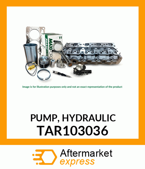 PUMP, HYDRAULIC TAR103036