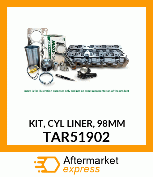 KIT, CYL LINER, 98MM TAR51902