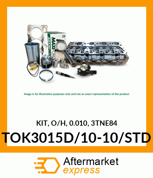 KIT, O/H, 0.010, 3TNE84 TOK3015D/10-10/STD