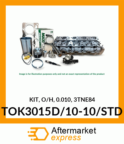 KIT, O/H, 0.010, 3TNE84 TOK3015D/10-10/STD