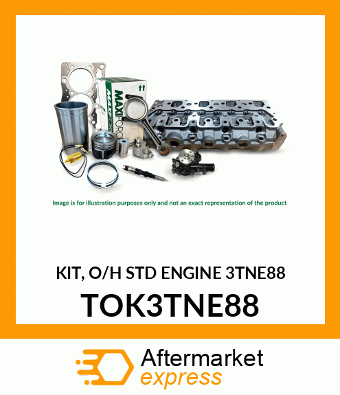 KIT, O/H STD ENGINE 3TNE88 TOK3TNE88