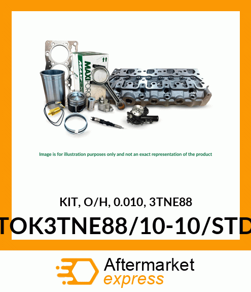 KIT, O/H, 0.010, 3TNE88 TOK3TNE88/10-10/STD