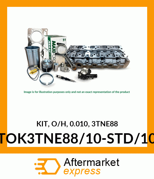 KIT, O/H, 0.010, 3TNE88 TOK3TNE88/10-STD/10