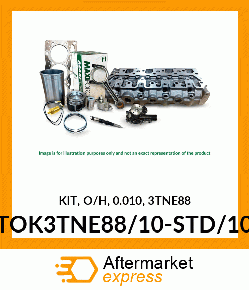 KIT, O/H, 0.010, 3TNE88 TOK3TNE88/10-STD/10