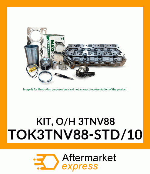 KIT, O/H 3TNV88 TOK3TNV88-STD/10