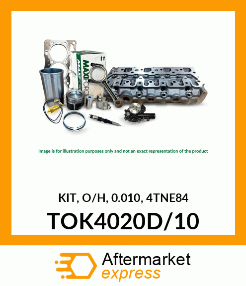 KIT, O/H, 0.010, 4TNE84 TOK4020D/10